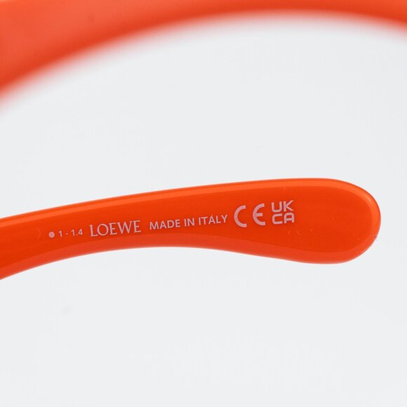 Loewe X PAULA'S IBIZA Women Sunglasses Orange Pilot LW40132I 42E NEW AUTHENTIC - Picture 6 of 10